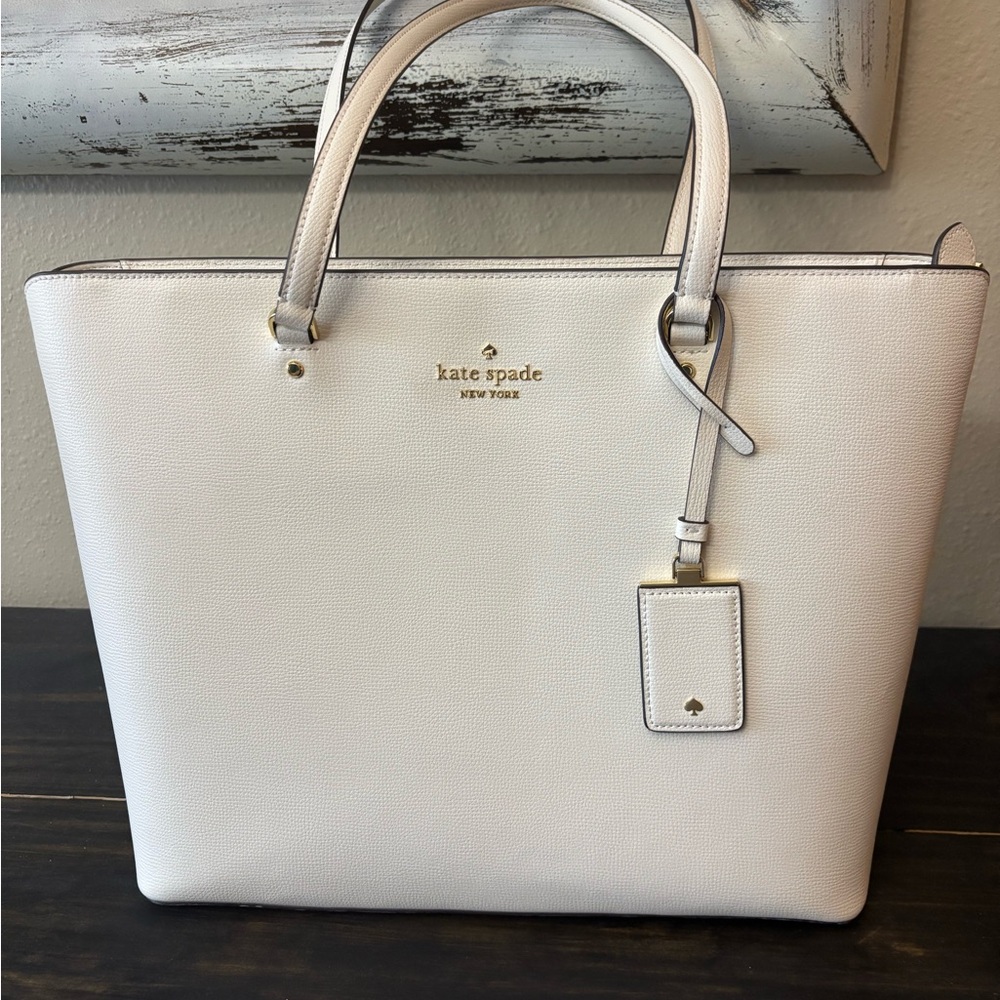 Kate Spade White Tote Bag